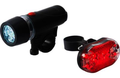 Uni-Com LED Bike Light Set Front & Rear